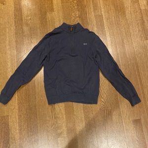 Navy Blue Vineyard Vines quarter-zip jacket